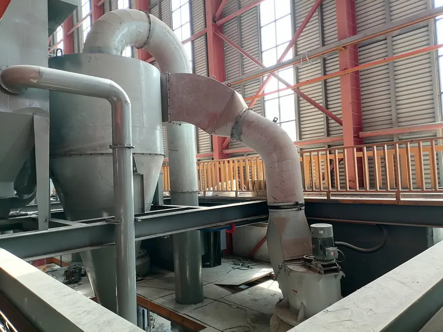 Cronus coal grinding mill installation under commissioning at a customer site