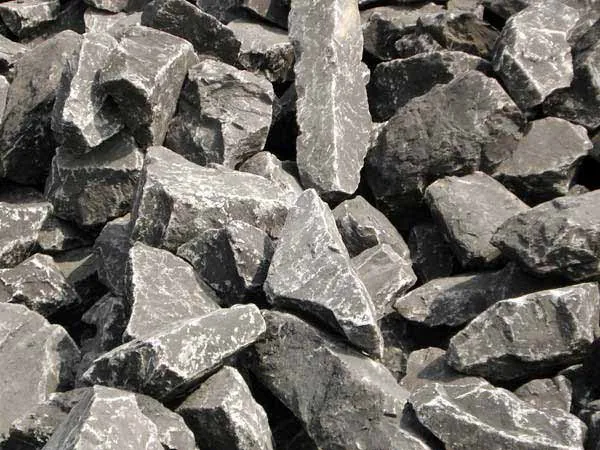 Coal gangue lumps — waste coal with high ash content ground in a coal grinding mill