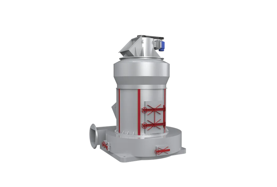 CRGM coal grinding mill main unit — grinding ring, plum-blossom frame, rollers and integrated turbine classifier